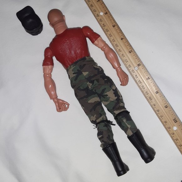 GI Joe Lot of 2 * USMC Basic Training * Action Marine * 2001 & Real Ammo Pouch - Picture 9 of 13